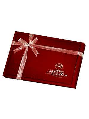 Elit Sevgiyle Madlen Bordo Çikolata (430 Gr)