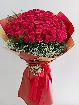 101 Gül Buketi Kırmızı