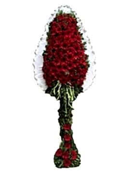 Tekli Kırmızı Duvak Çelenk