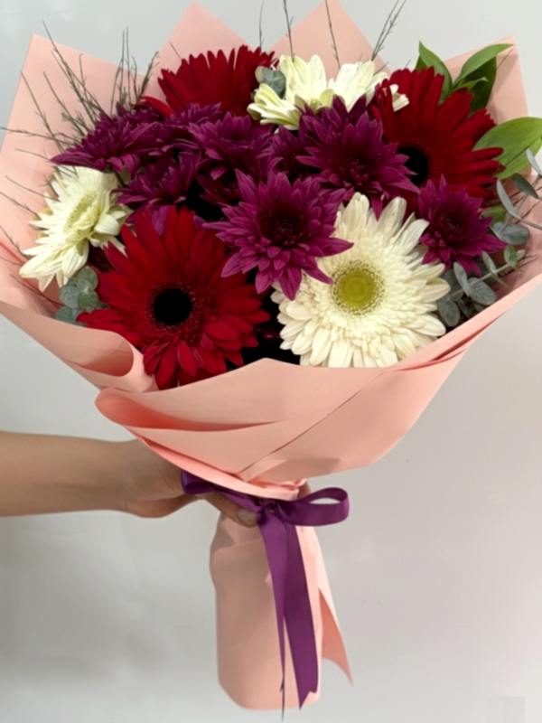 Kasımpatı & Gerbera Buketi