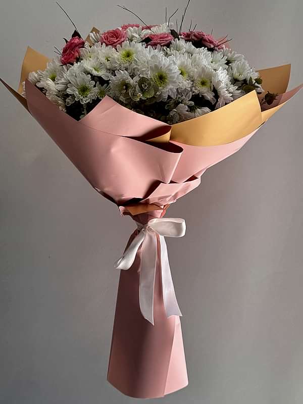 Papatya & Sprey Gül Buketi