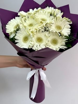 Beyaz Gerbera Buketi