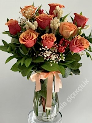 Dekoratif İthal Gül Aranjmanı