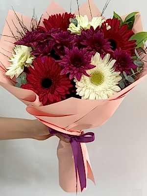 Kasımpatı & Gerbera Buketi