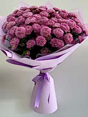 Lila Kasımpatı Buketi