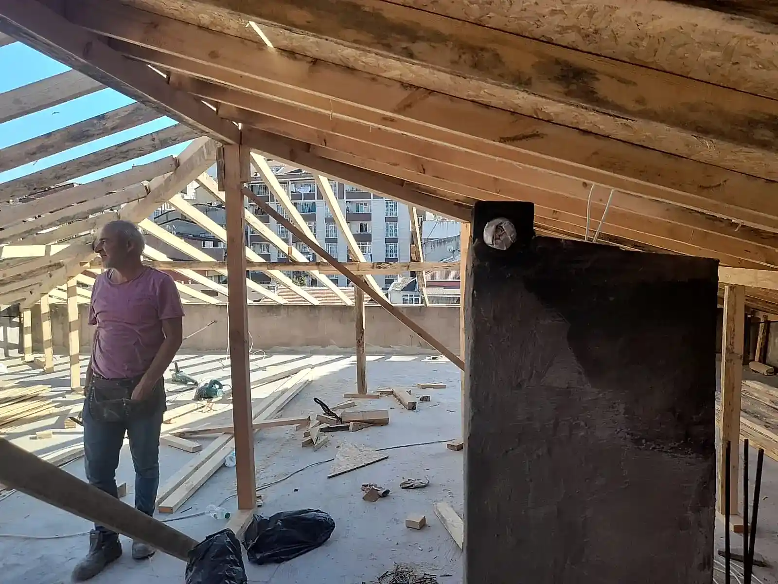 Gaziosmanpaşa Ahşap Çatı Yapımı